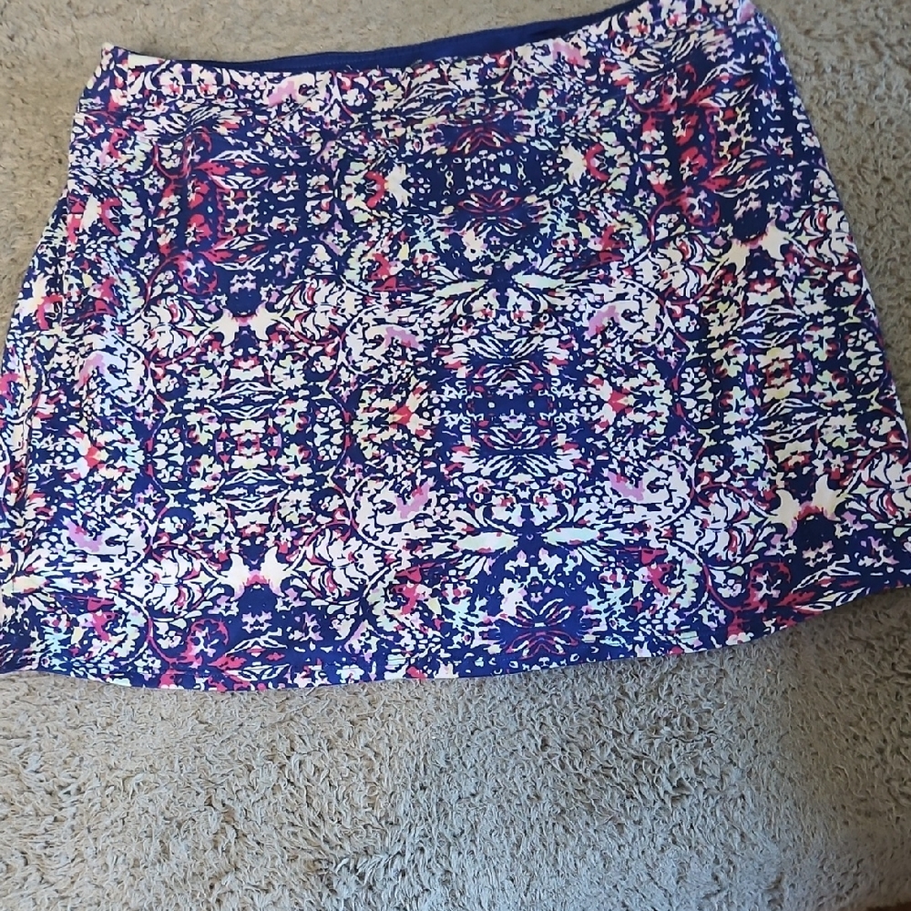 Floral Patterned Women's Skirt